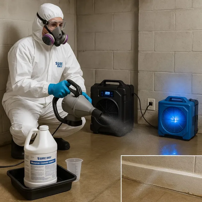 Sanitization and Odor Removal process in Charlotte Park, FL